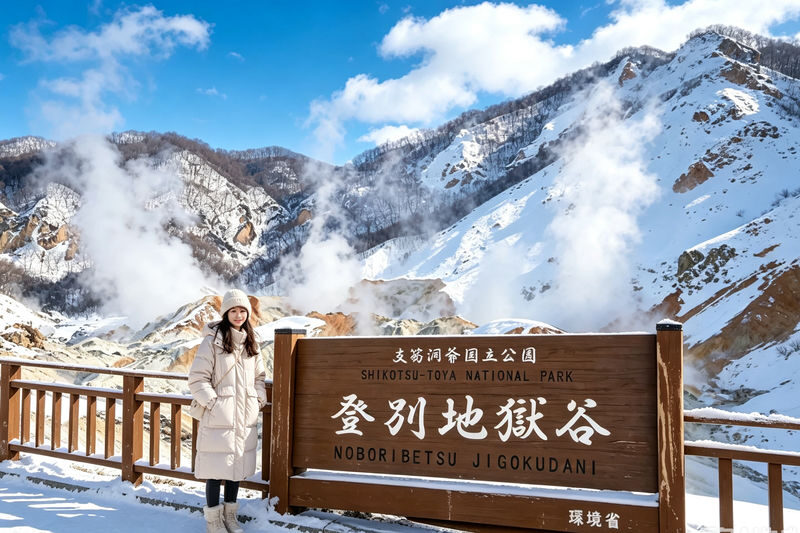 Romantic Hokkaido Noboribetsu Day Trip | Lake Toya Observatory (optional snowmobiling in winter) + Showa-shinzan Bear Ranch + Lake Hill Farm + Noboribetsu Hell Valley (Departing from Sapporo) - Guide, group size and winter realities
