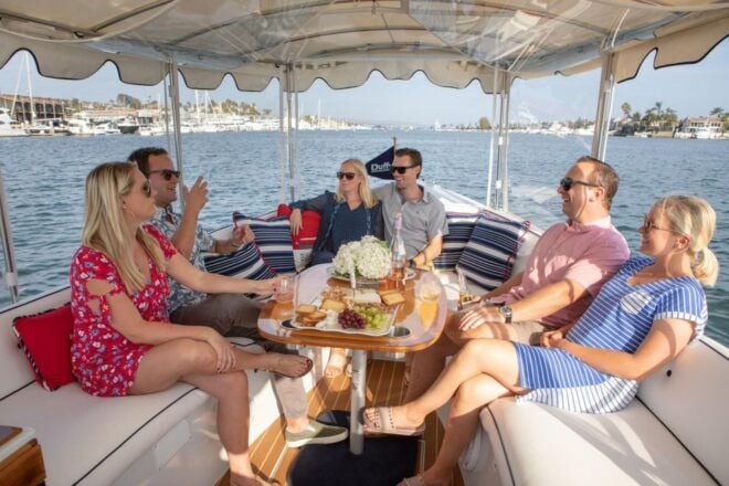 Romantic Luxury Duffy Boat Tour With Wine, Cheese, Sealions - Location Options and Itinerary