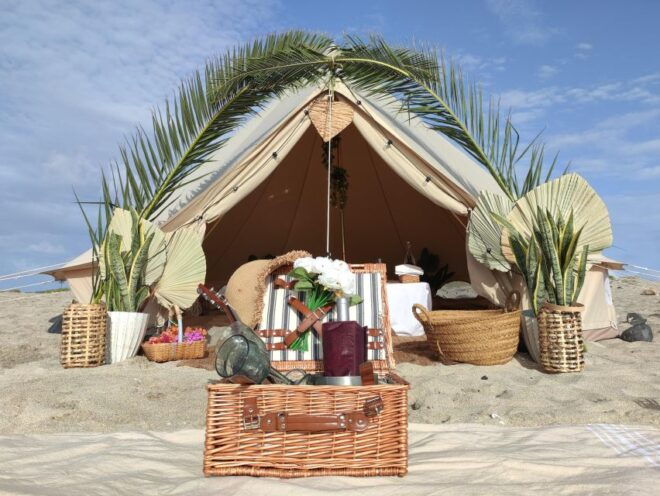 Romantic Sunset Experience With Glamping Silver Pack - Full Description