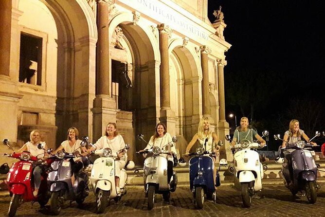 Romantic Vespa Tour of Rome by Night With Hotel Pick-Up and Drop-Off - Customized Itinerary Options