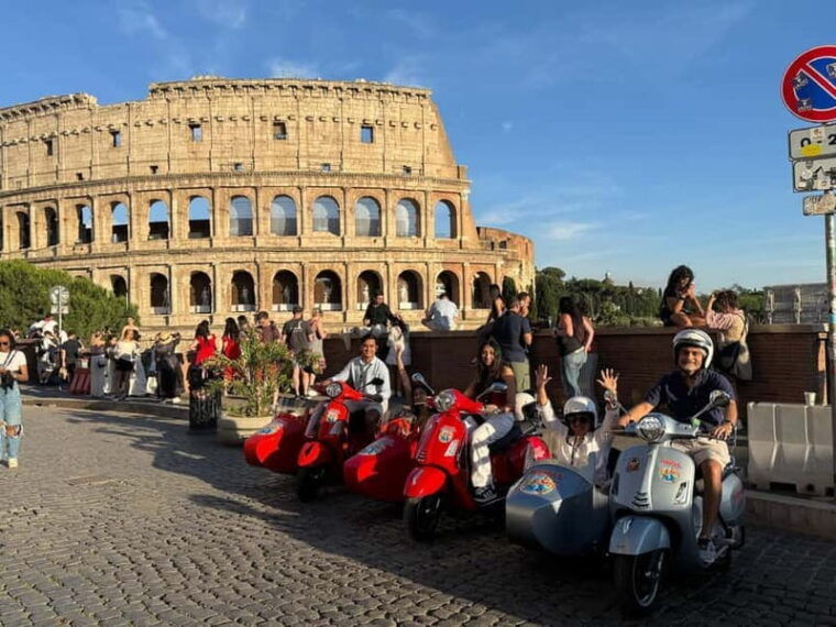 Rome 1.5 hours Private tour in Vespa Sidecar vintage style - Practical Details and What To Expect