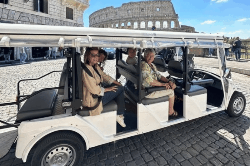 Rome: 3-hour guided city tour by electric golf cart - Good To Know