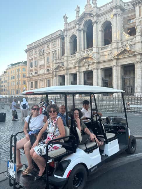 Rome: 3-Hour Private Golf Cart Tour with Artisanal Gelato Included - Good To Know