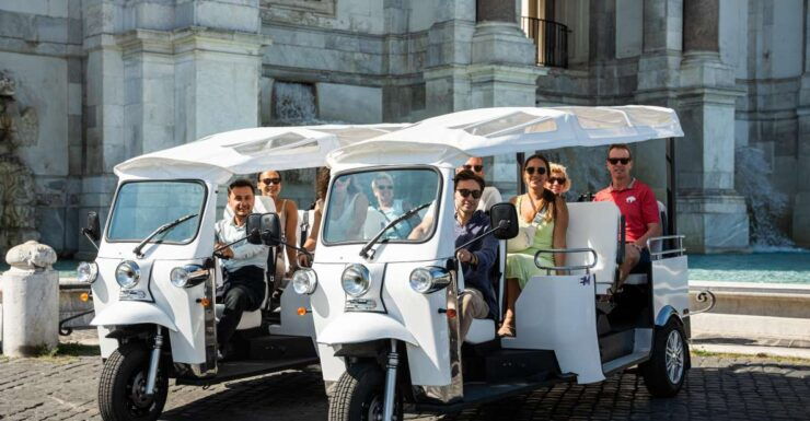 Rome: 3-Hour Tuk-Tuk Adventure With Hotel Pickup & Prosecco - Tour Duration and Cancellation Policy