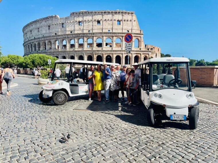 Rome 4 Hours Golf Cart Personalised Tour With Private Pickup - Convenient Pickup Options