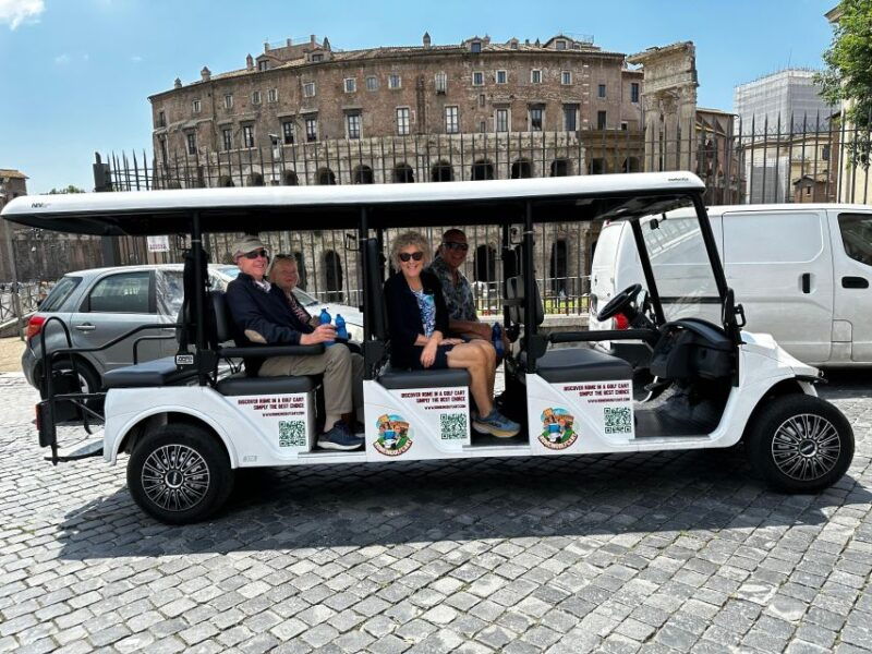 Rome 6 hours Private Golf Cart Tour with Hotel pickup - Ease and Convenience with Hotel Pickup