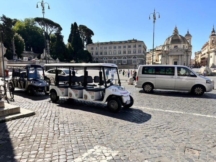 Rome 6 hours Private Golf Cart Tour with Hotel pickup - What’s Not Included