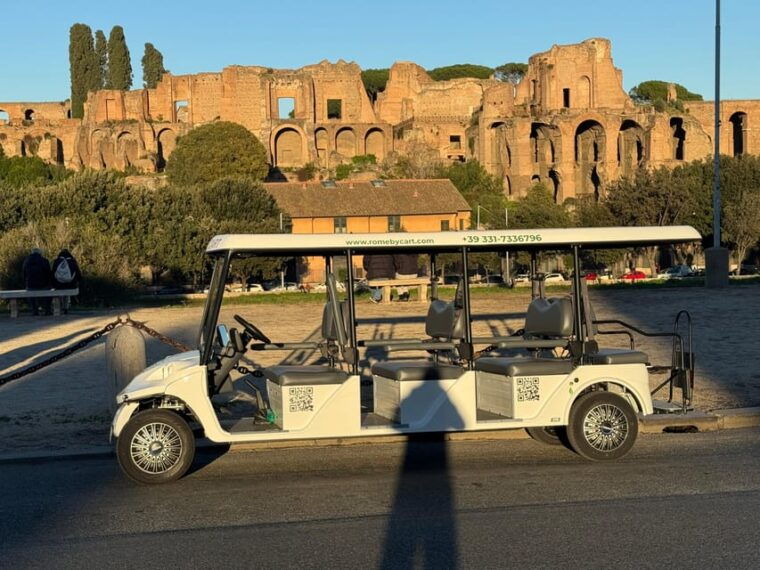 Rome: 6 hoursDaily Private Golf Cart Tour with typical lunch - FAQ