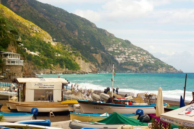 Rome: Amalfi Coast Boat Cruise & Guided Coastal Towns Tour - Tour Details