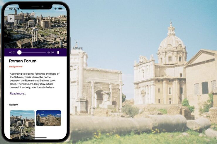 Rome: Ancient Sites Self-Guided Tour With Audio Guide - Audio Guide Details