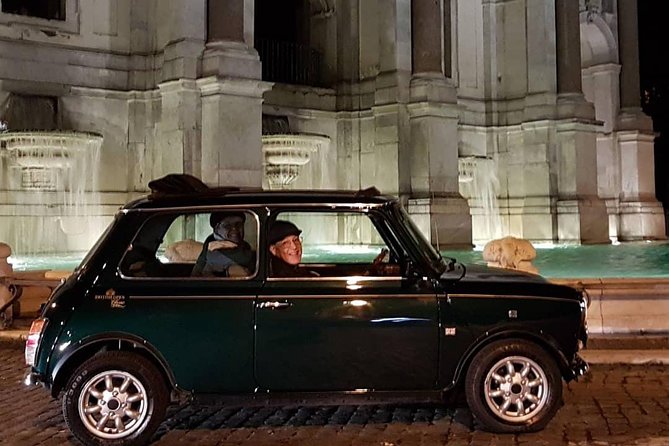 Rome Ancient Tour by Night in Mini Vintage Cabriolet With Drink - The Sum Up