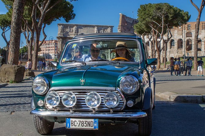 Rome Aperitives Tour in Mini Vintage Cabriolet With Ancient Highlights - Booking and Confirmation
