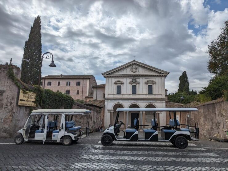 Rome: Appian Way & Catacombs Golf Cart Shared Tour - Key Highlights