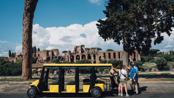 Rome: Appian Way Golf Cart Tour With Roman Catacombs Entry - Meeting Point Details
