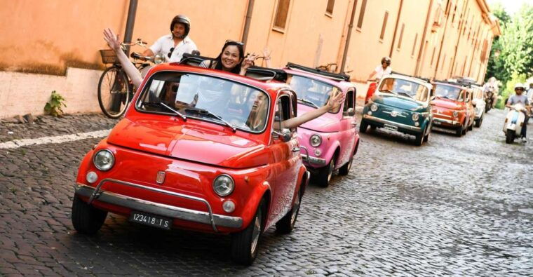 Rome: Aventine Hill Tour in Vintage Fiat 500 Convoy - The Real Value of a Vintage Fiat Tour