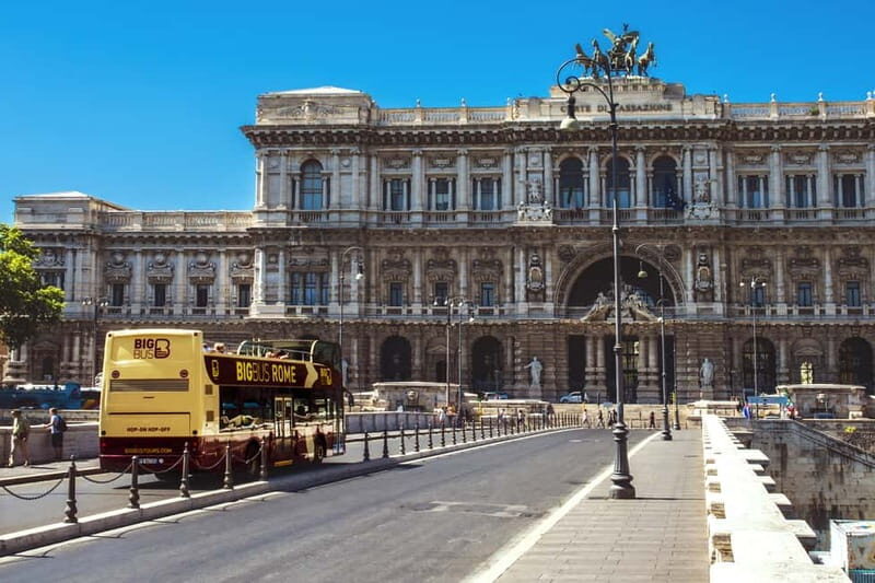 Rome: Big Bus Hop-on, Hop-off Open-Top Sightseeing Tour - The Sum Up