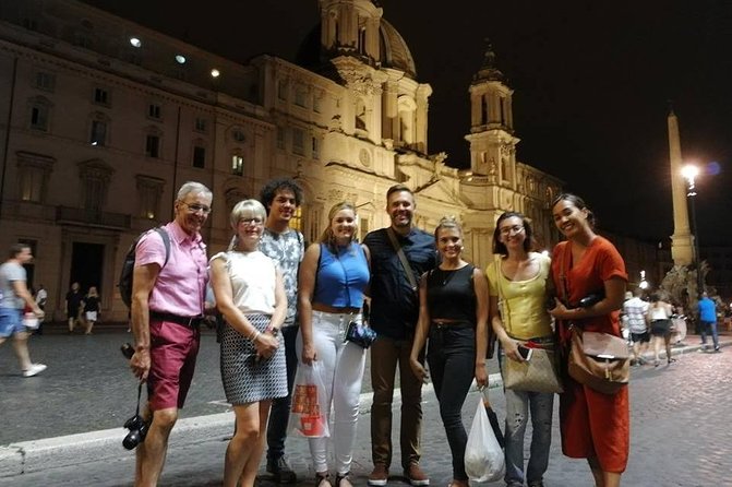 Rome by Night Walking Tour Including Piazza Navona Pantheon and Trevi Fountain - Tour Details