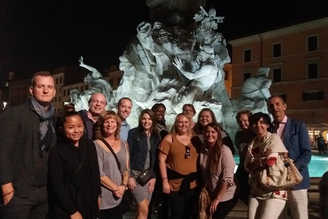 Rome by Night Walking Tour Including Piazza Navona Pantheon and Trevi Fountain - Common Questions