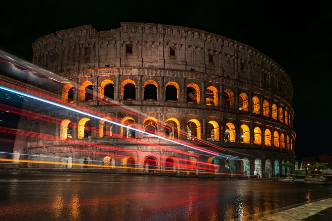 Rome by Night With Pizza and Gelato (Max 8 People With Driver) - Meeting and Pickup