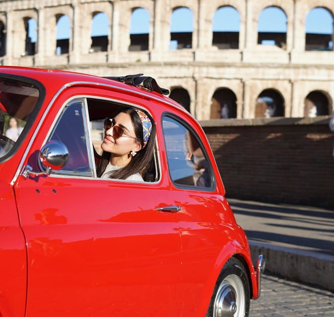Rome: Ciao Bella Fiat 500 Vintage Tour with Aperol Spritz - How the Tour Works: A Closer Look at the Itinerary