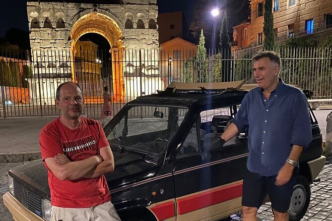 Rome City Center Evening Tour in Vintage Mini Jeep - Exclusive Private Transportation