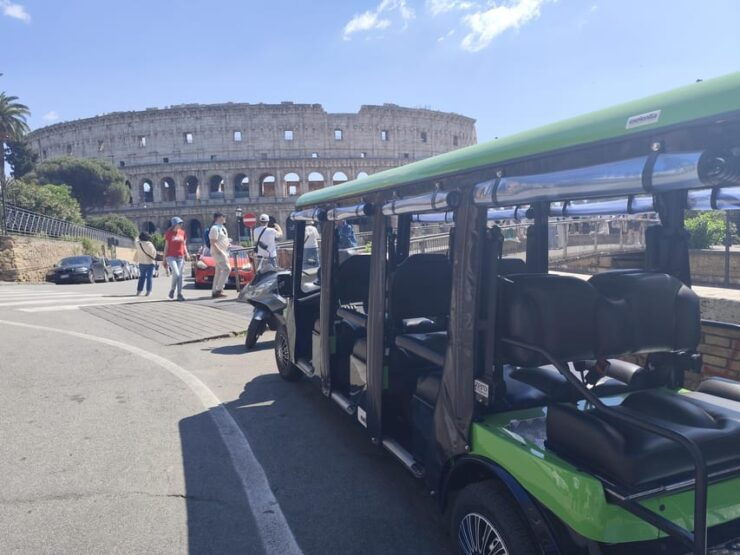 Rome: City Highlights Golf Cart Tour With Aperitivo - Good To Know
