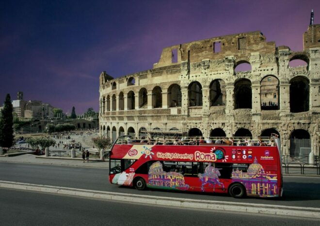 Rome: City Highlights Open-Top Bus Night Tour - Tour Highlights