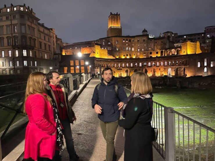 Rome: City Highlights Small Group Walking Tour by Night - Tour Details