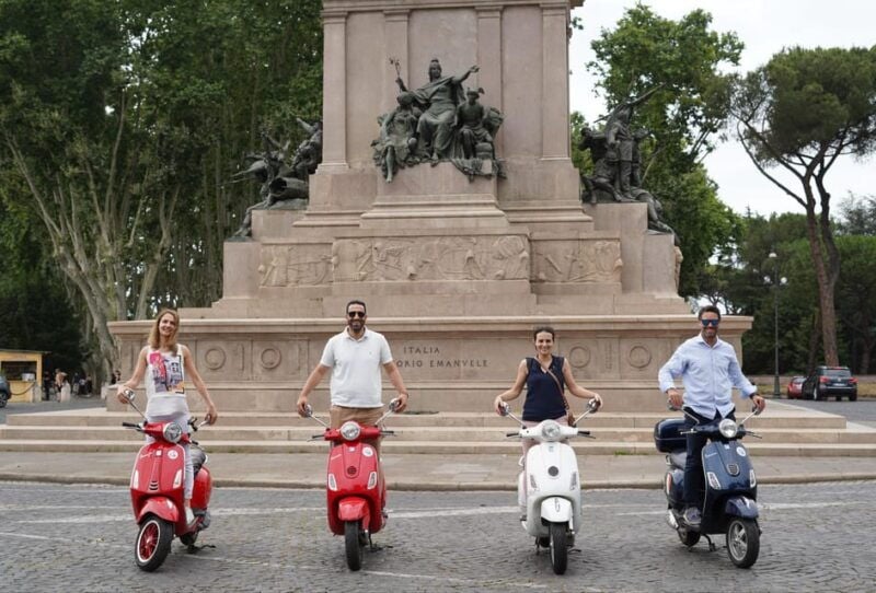 Rome: City Landmarks Photo Tour by Vespa With Aperol Spritz - Customer Reviews
