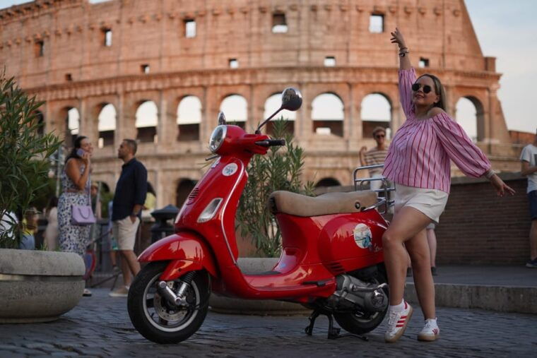 Rome: City Landmarks Photo Tour by Vespa With Aperol Spritz - Reserve Now & Pay Later Option