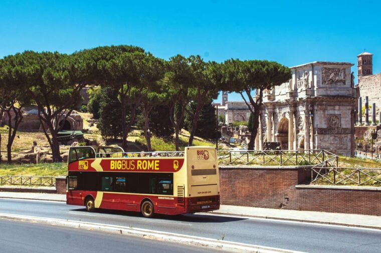 Rome: Colosseum, Roman Forum, Palatine Hill & Hop-on Hop-off - Highlights of the Open-Top Bus Tour