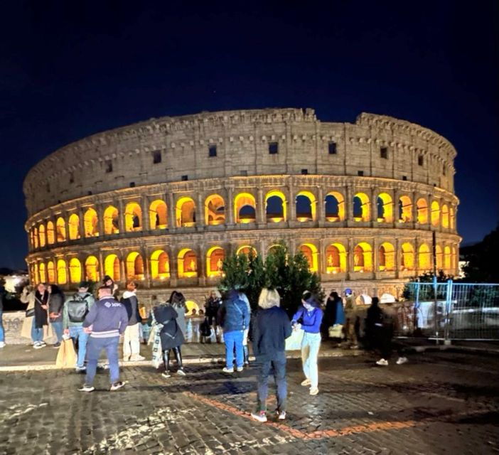 Rome: Colosseum Underground and Arena Floor Night Tour - Tour Details