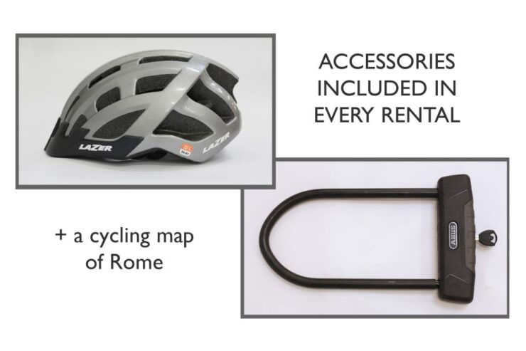 Rome: E-Bike Rental With Helmet and U-Lock - Lush Landscapes and Modern Bicycles