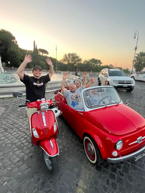 Rome: Evening Fiat 500 and Vespa Prosecco Tour - Customization