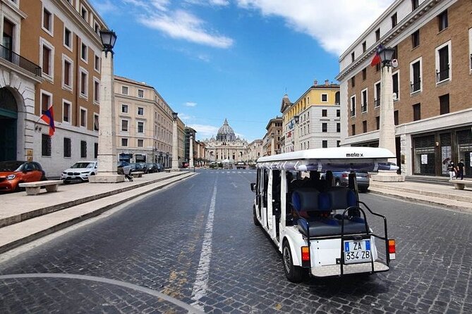 Rome Evening Golf Cart Tour W/ Pizza & Gelato Dinner Max 6 People - Cancellation Policy