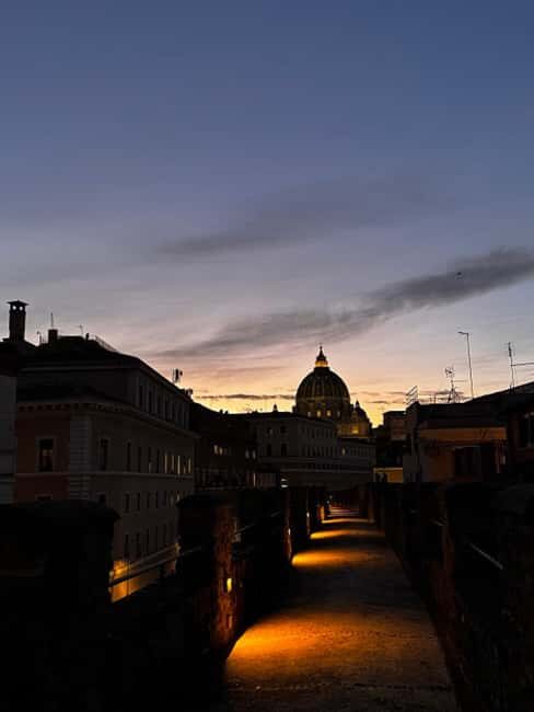 Rome: Evening Tour of Passetto di Borgo and Audio Guide App - Good To Know