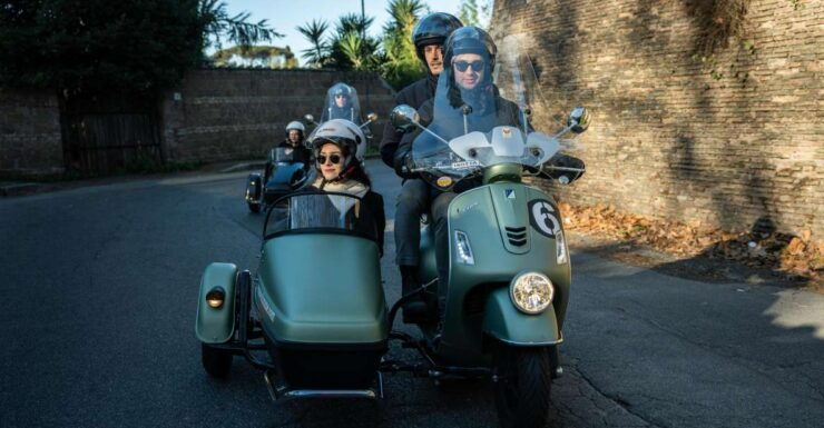 Rome: Evening Vespa Sidecar City Tour - Tour Itinerary
