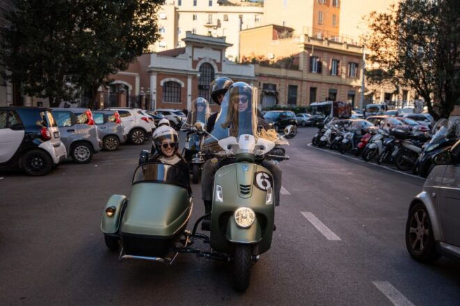 Rome: Evening Vespa Sidecar City Tour - Tour Description