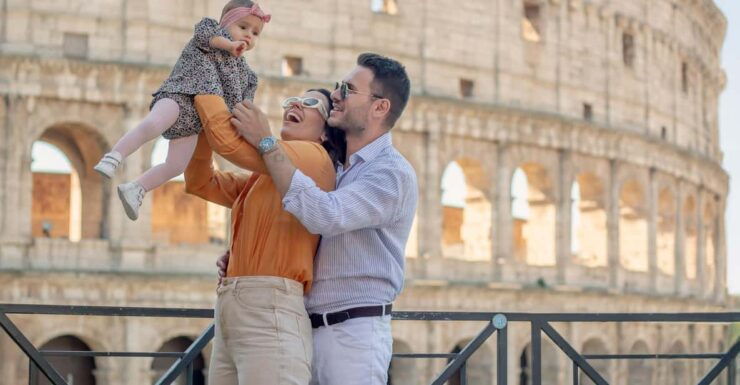 Rome Family Photoshoot at Colosseum With Quick Delivery - Good To Know