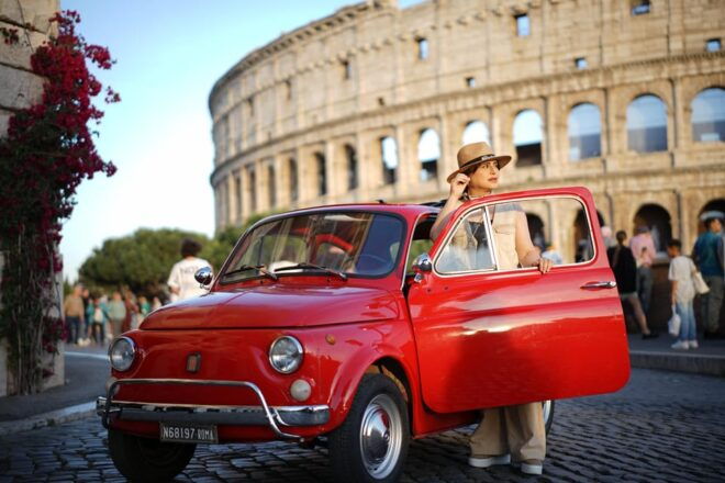 Rome Fiat 500 Tour With Professional Photoshoot - Scenic Route