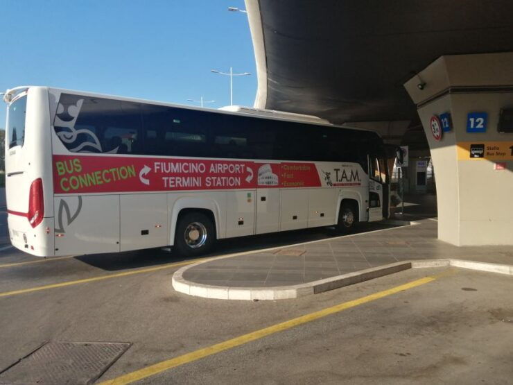 Rome: Fiumicino Airport Shuttle Bus to Rome City Center - Service Details
