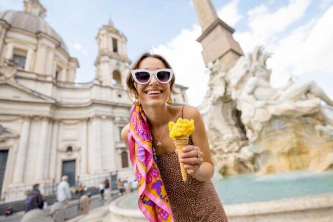 Rome Flavor Tour: Trevi Fountain & Campo De' Fiori Delights - Exploring Piazza Navona