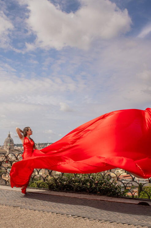Rome: Flying Dress Photoshoot at Pincio and Villa Borghese - Pricing Information