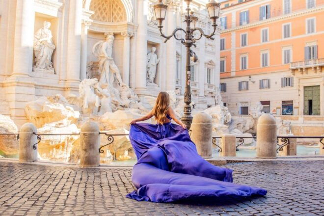 Rome: Flying Dress Photoshoot at Trevi Fountain - Directions