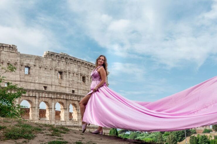 Rome: Flying Dress Professional Photoshoot - Booking Information
