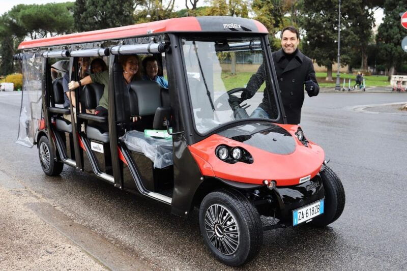 Rome Food & Wine Tour by Golf Cart: taste and explore - Good To Know