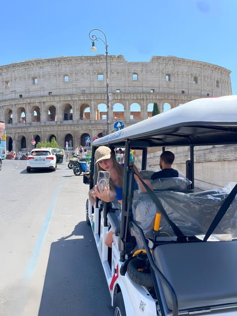 Rome: Fun Golf Cart Tour With Music and Gelato - Important Information for Your Tour