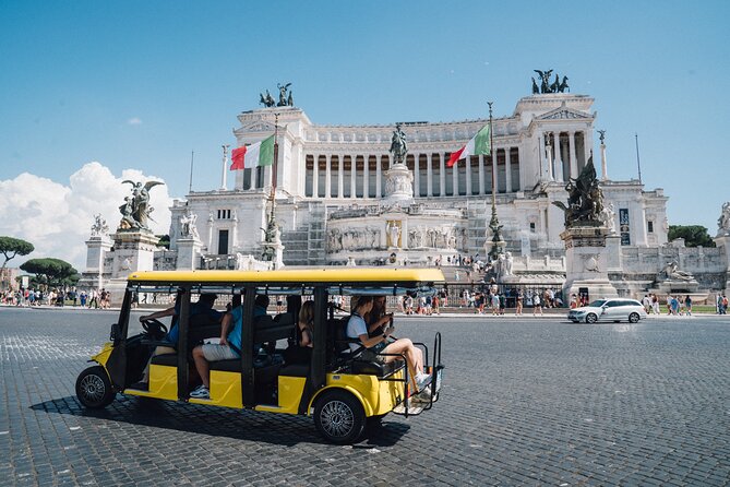 Rome Golf Cart Driving Tour: City Center, Colosseum & Catacombs - Uncovering the Colosseums Secrets
