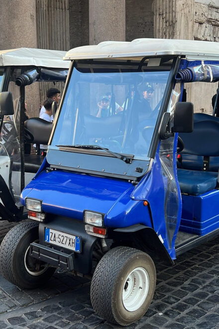 Rome: Golf Cart Tour - Unique Experience Features