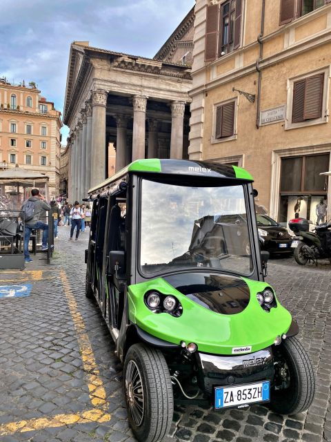 Rome: Golf Cart Tour With Artisanal Gelato Tasting - Meeting Point Details